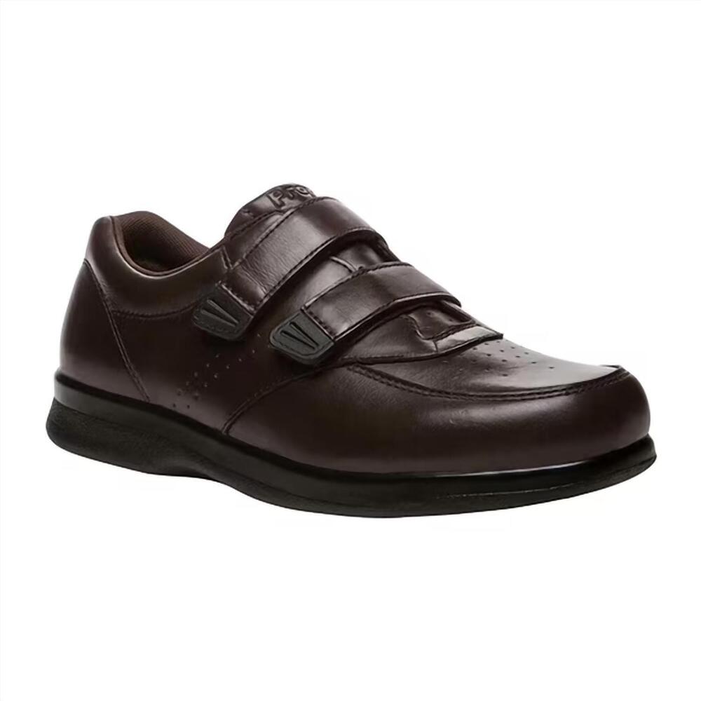 NEW PROPET men's vista walker strap shoe in brown